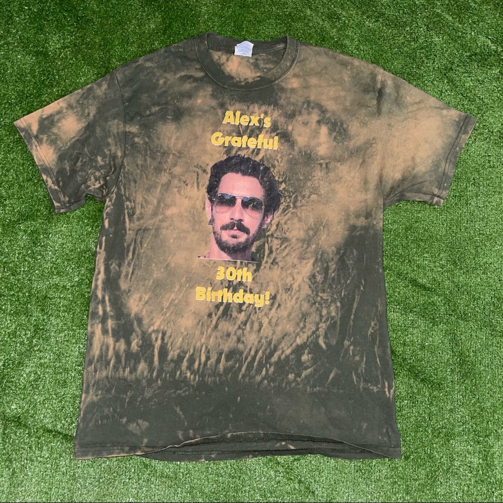 Alex’s Grateful 30th Birthday Vintage Men’s Tie Dye Tee (USED)
